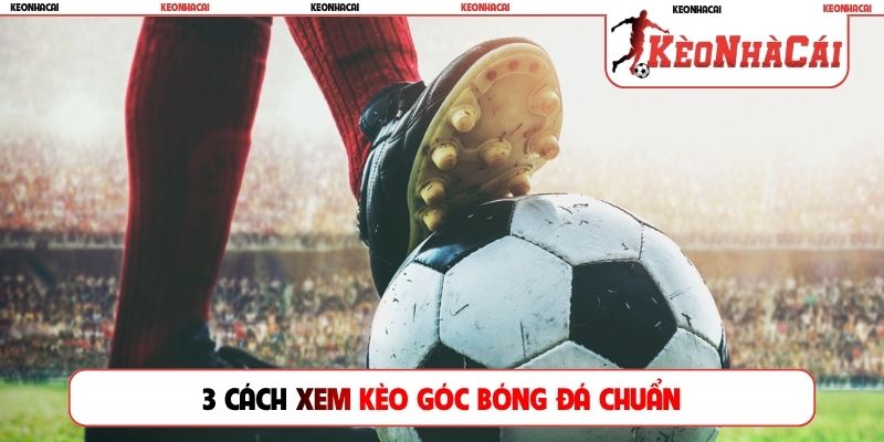 3 cách xem kèo góc bóng đá chuẩn