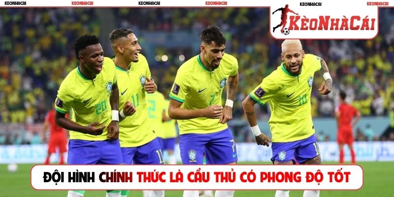 Đội hình chính thức là các cầu thủ có phong độ tốt