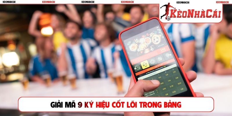 Giải mã 9 ký hiệu cốt lõi trong bảng