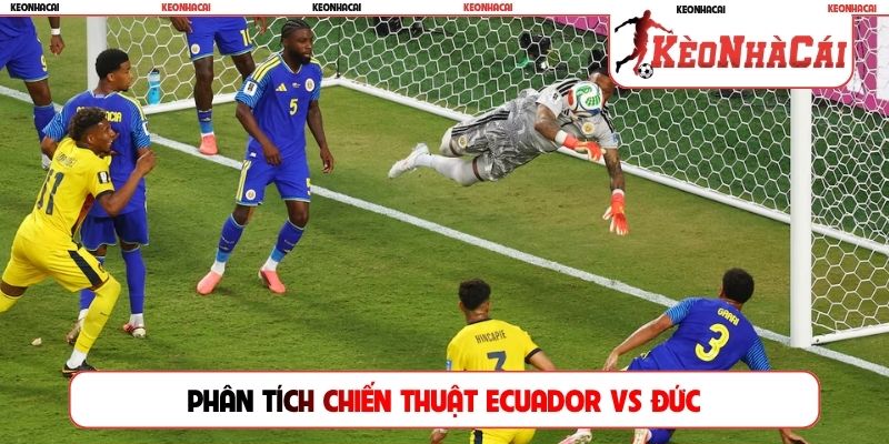 Phân tích chiến thuật Ecuador vs Đức