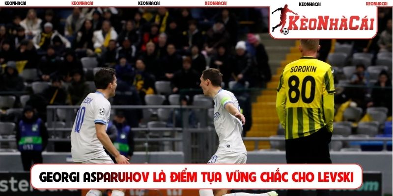 Georgi Asparuhov sẽ là điểm tựa vững chắc cho Levski